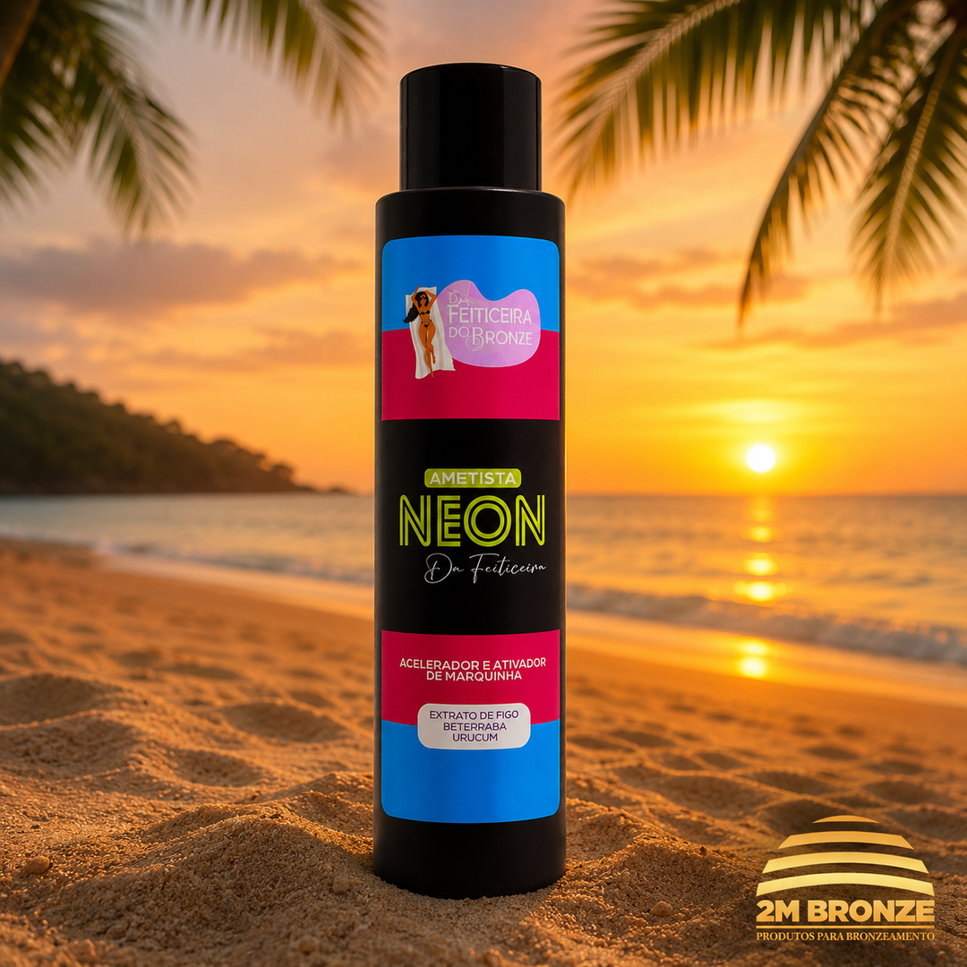 Feiticeira do Bronze Ametista Neon Preto 450ml