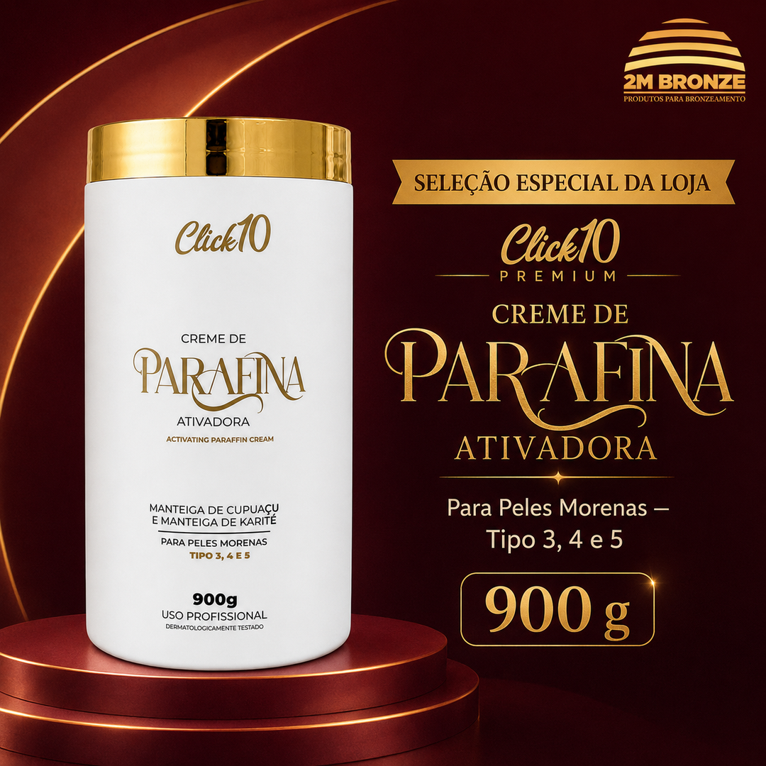 Click 10 Parafina Pele Negra 900g