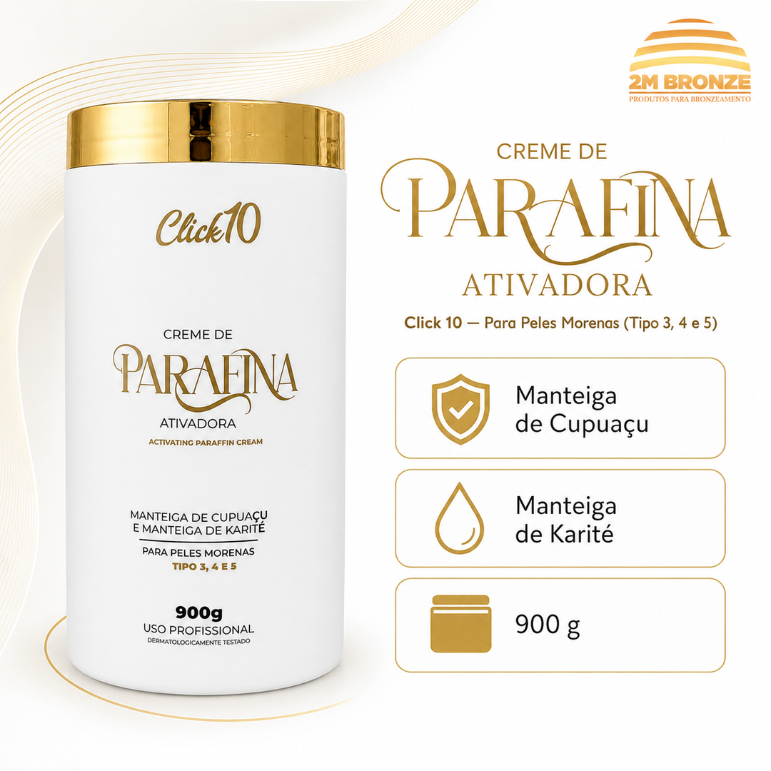 Click 10 Parafina Pele Negra 900g