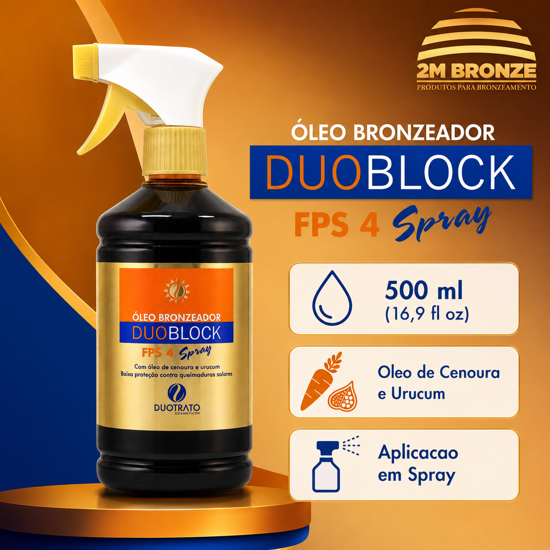Duotrato Óleo DuoSunGold FPS 6 Spray 500ml