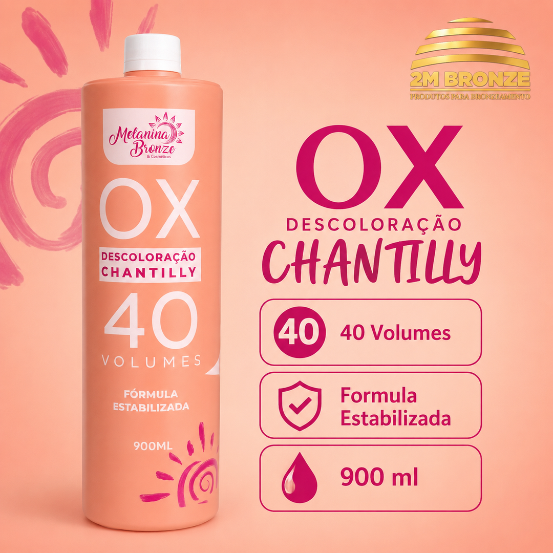 Melanina Bronze OX 40 Chantilly Cremosa 900ml