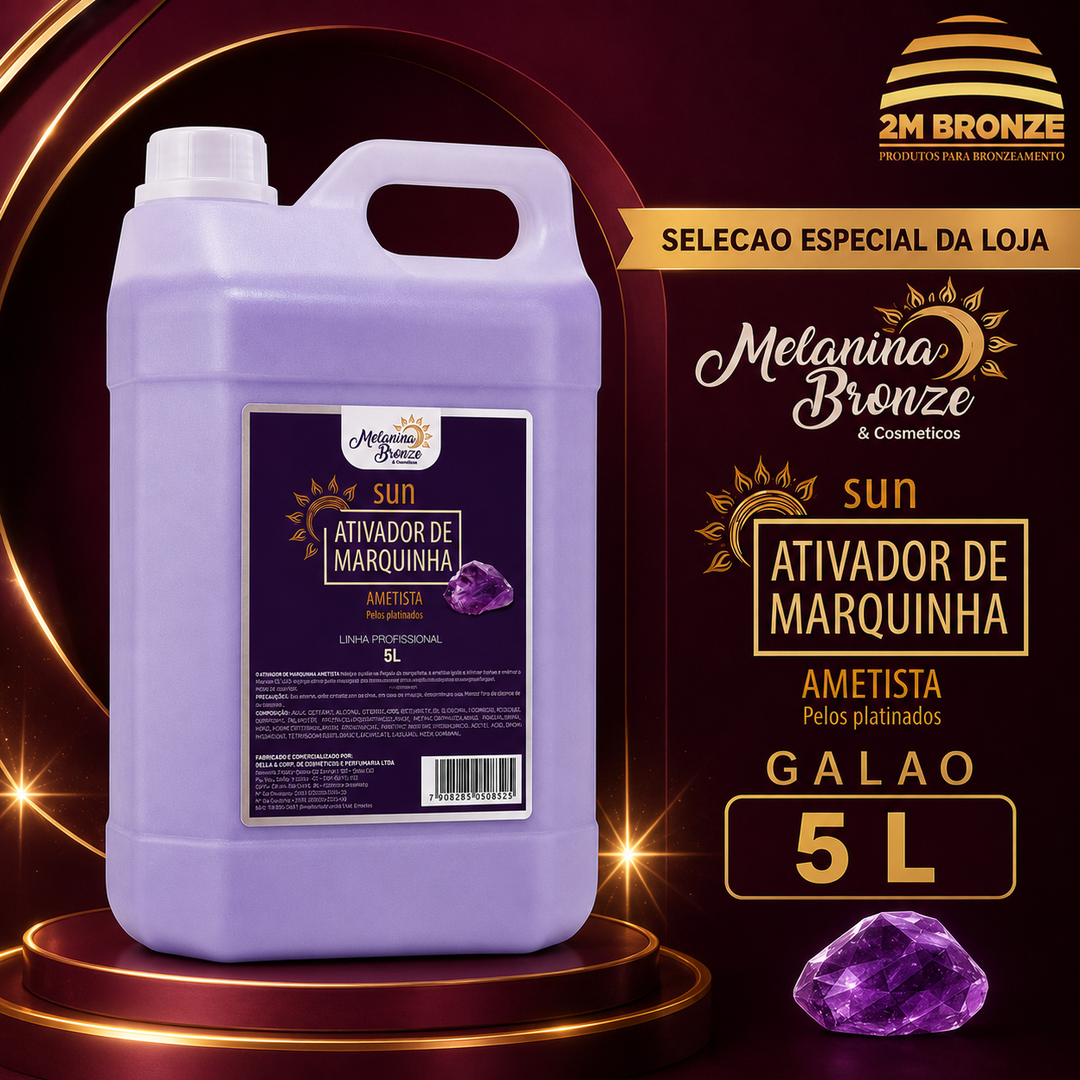 Melanina Bronze OX Ativador Ametista 5L