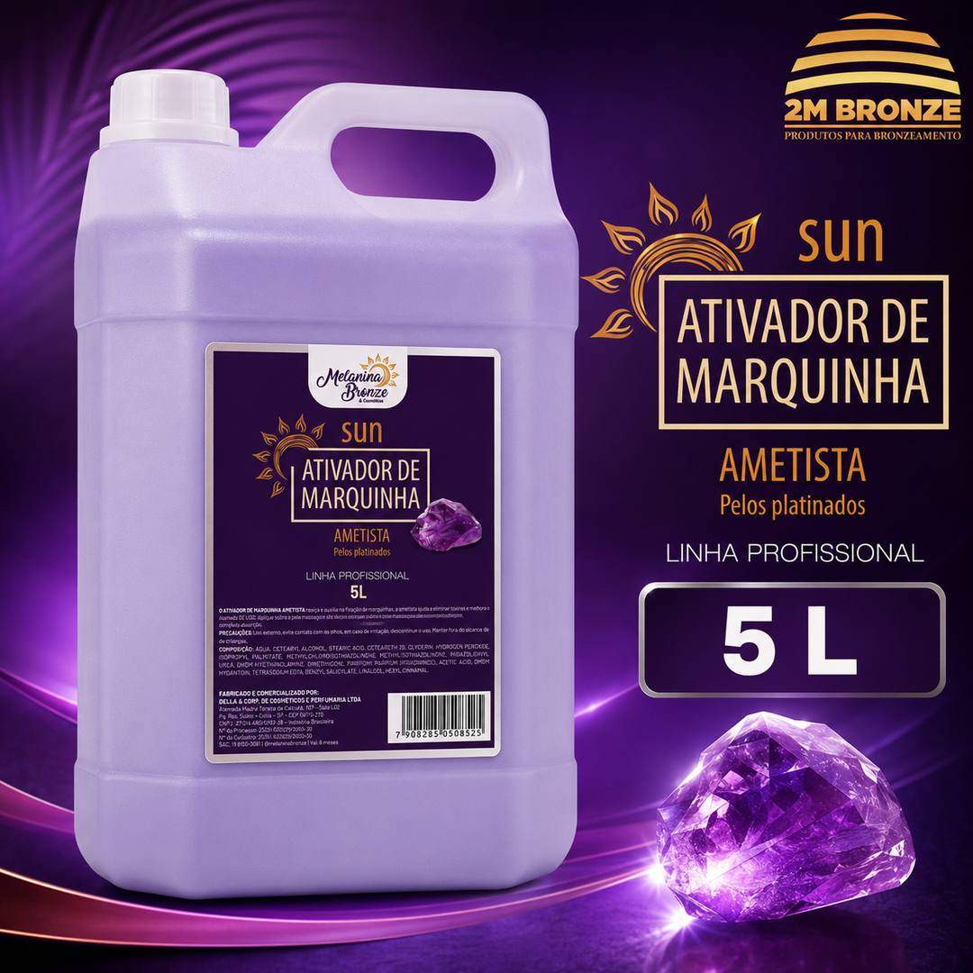 Melanina Bronze OX Ativador Ametista 5L