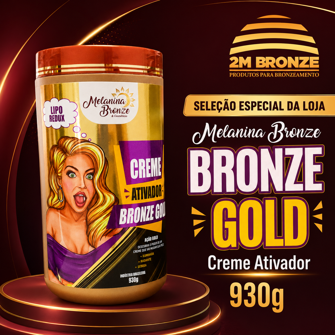 Melanina Bronze Parafina Bronze Gold 930g