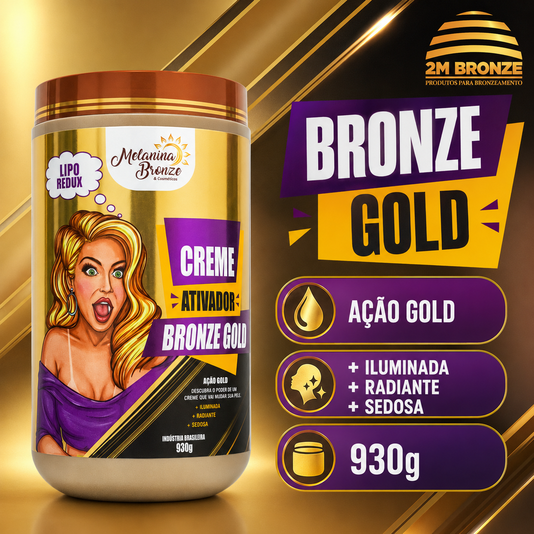 Melanina Bronze Parafina Bronze Gold 930g