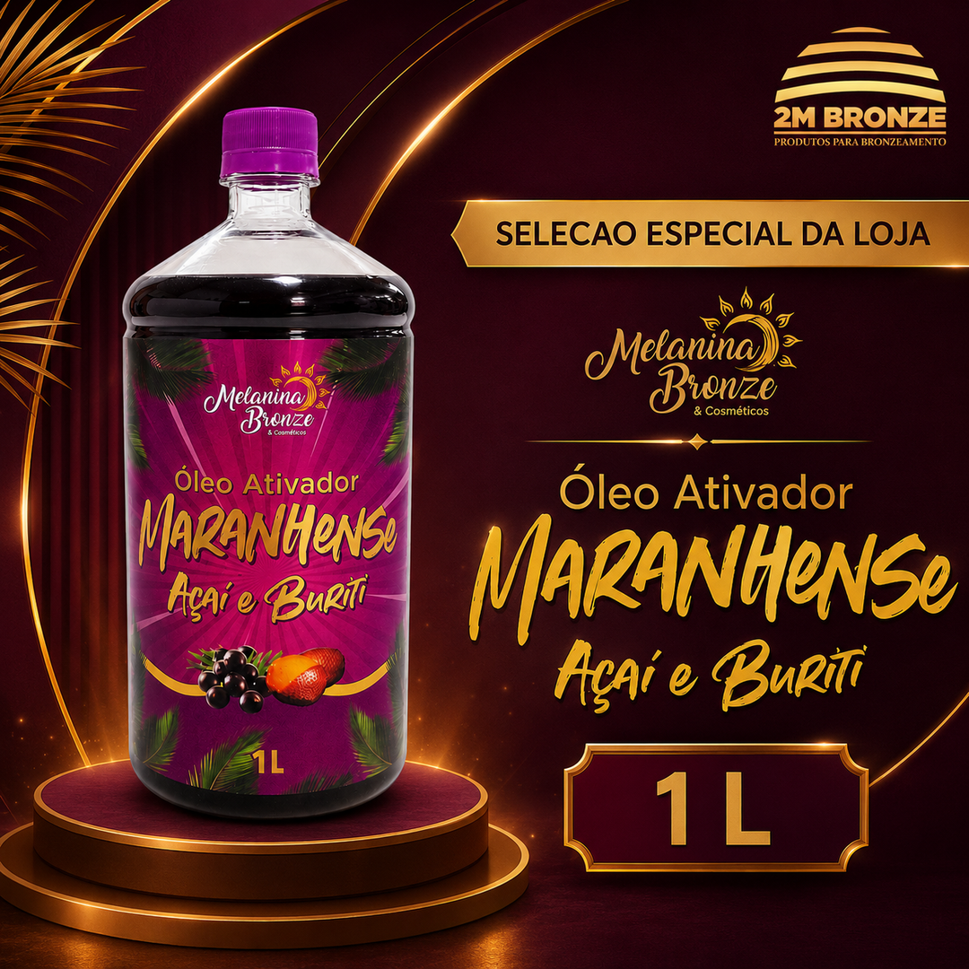 Melanina Bronze Óleo Maranhense 1l