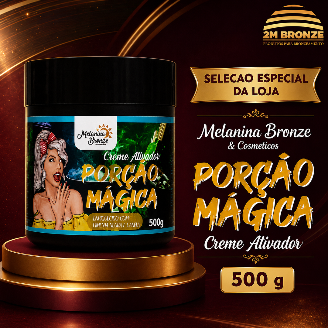 Melanina Bronze Ativador Porção Mágica 500g