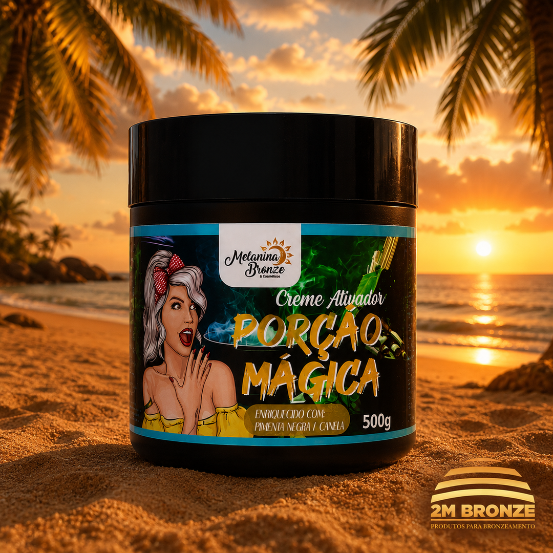 Melanina Bronze Ativador Porção Mágica 500g