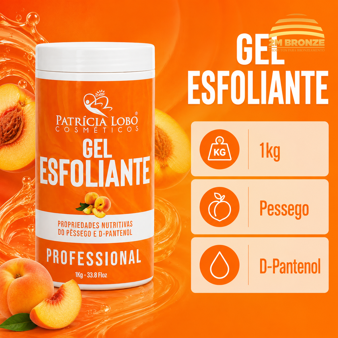 Patricia Lobo Gel Esfoliante de Pessego 850g