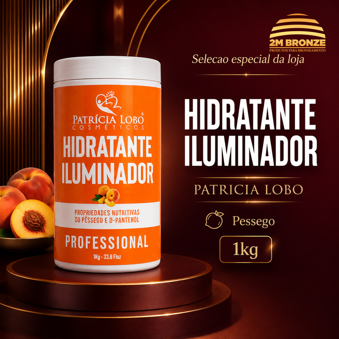 Patrícia Lobo Hidratante Iluminador de Pêssego1kg