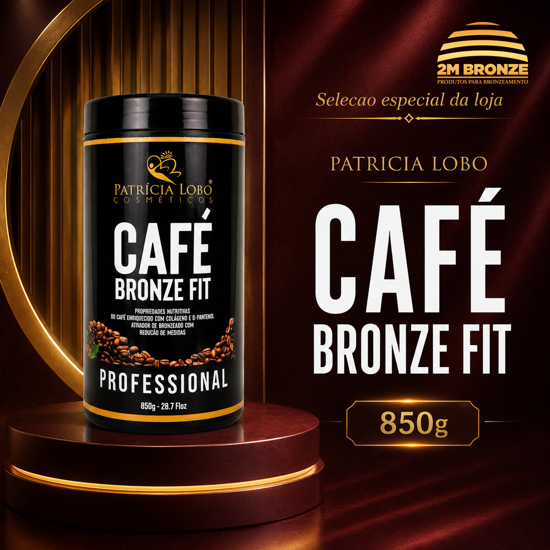 Patrícia Lobo Parafina Café Bronze Fit 850g