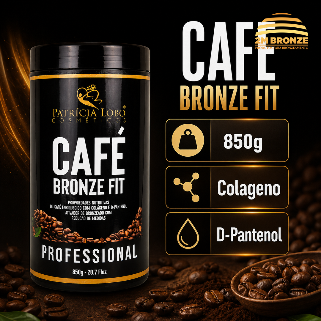 Patrícia Lobo Parafina Café Bronze Fit 850g