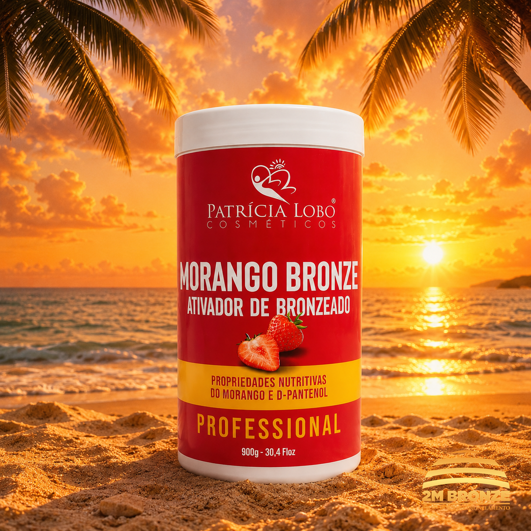 Patrícia Lobo Parafina Morango Bronze 850g