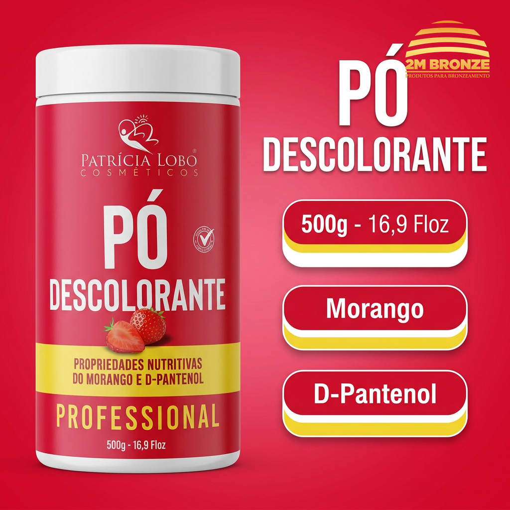 Patrícia Lobo Pó Descolorante Morango 500g