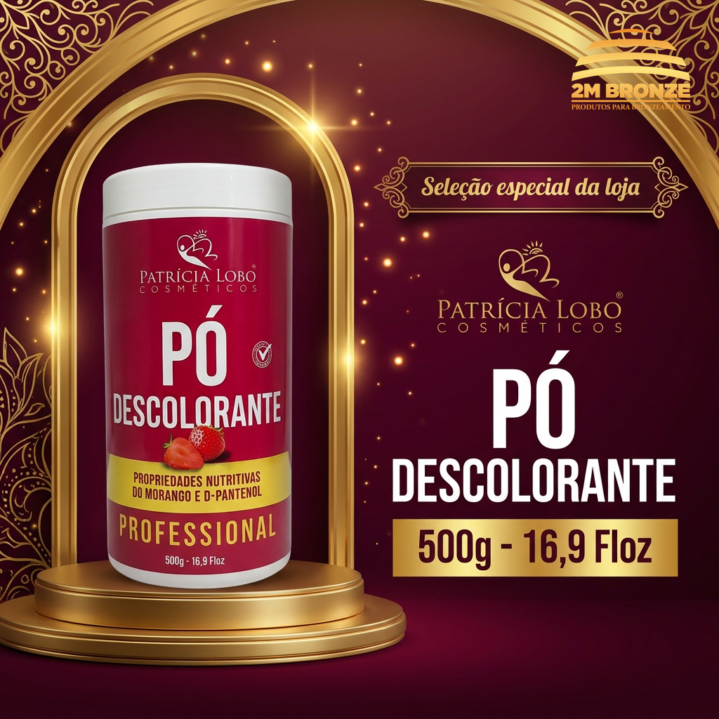 Patrícia Lobo Pó Descolorante Morango 500g