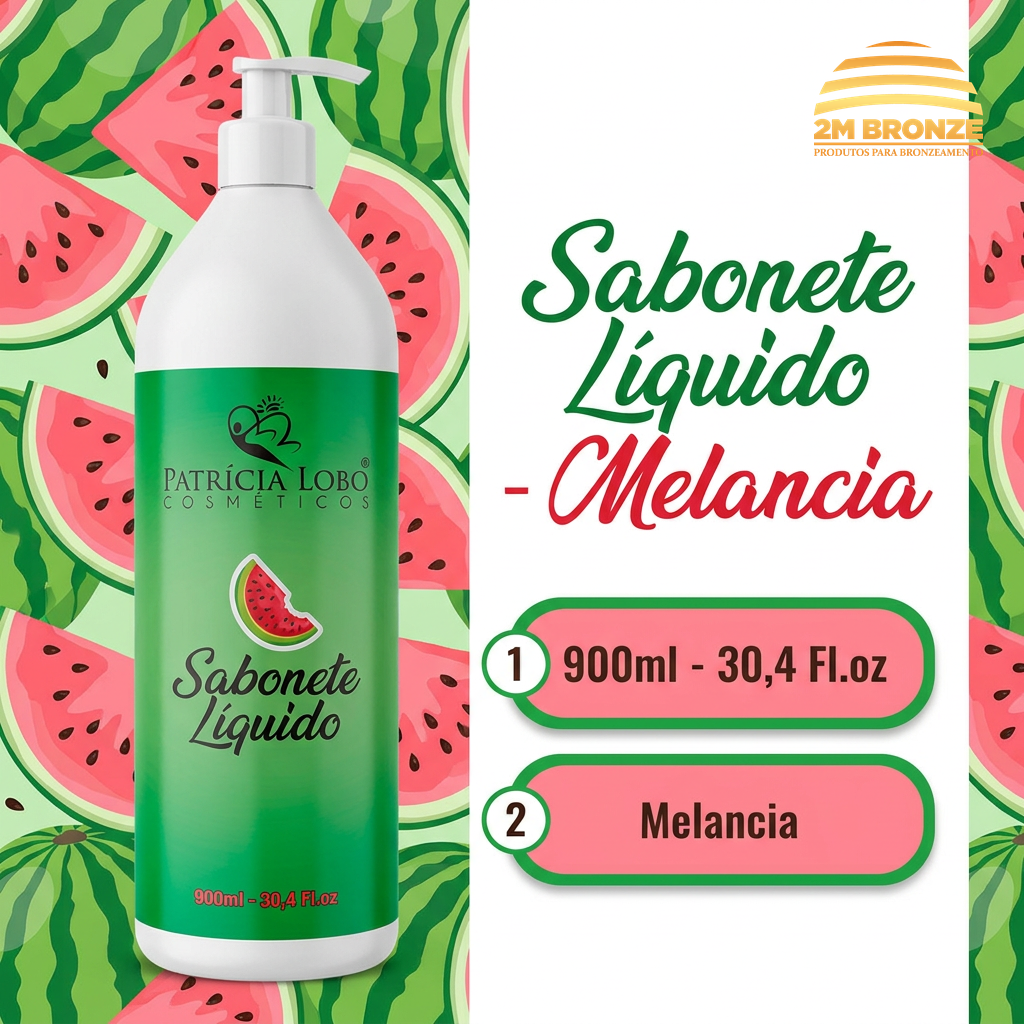Patrícila Lobo Sabonete Líquido Melancia 900ml