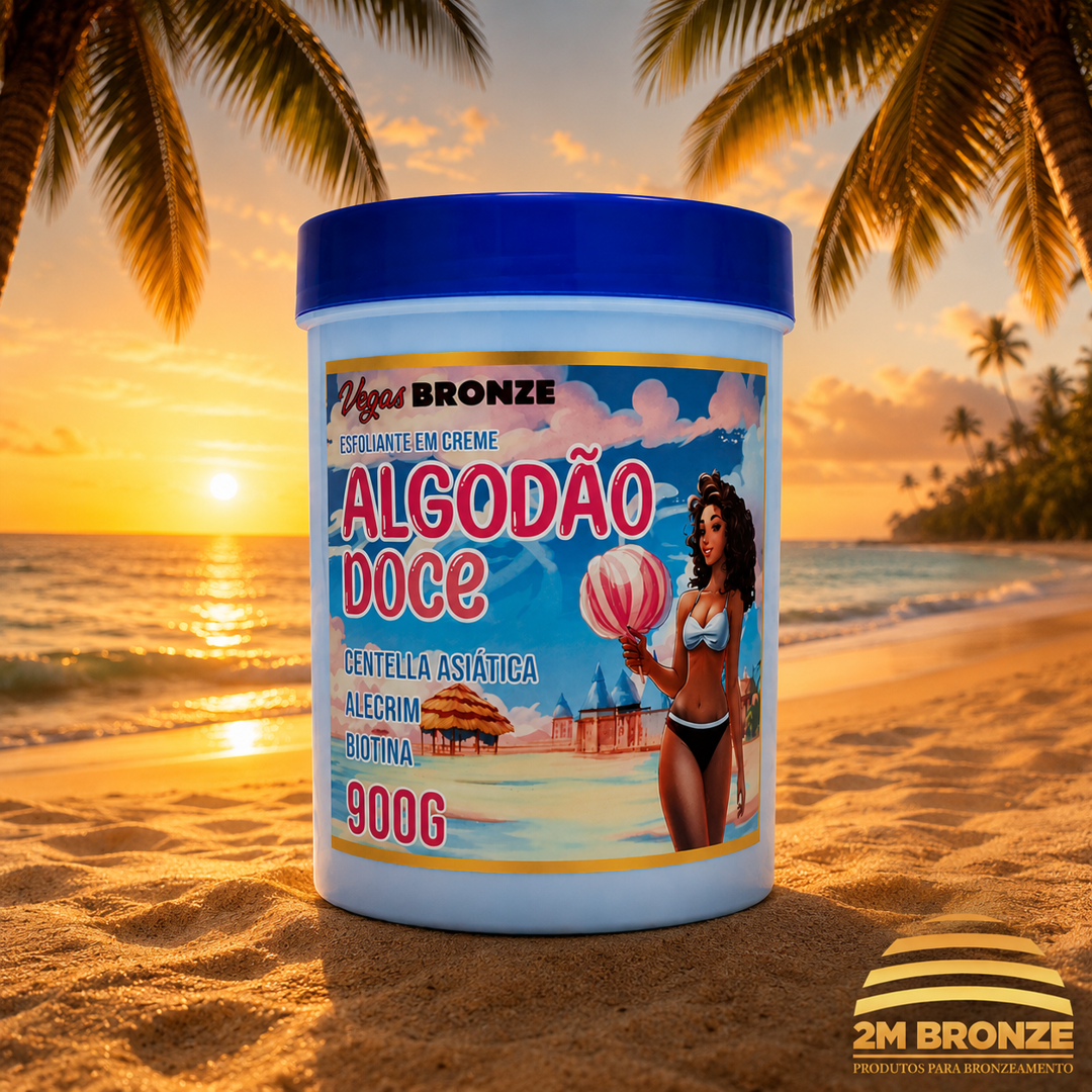 Vegas Bronze Esfoliante Sorvete Algodão Doce 1kg