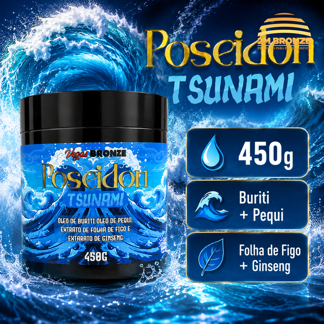 Vegas Bronze Ativador Poseidon Tsunami 450g