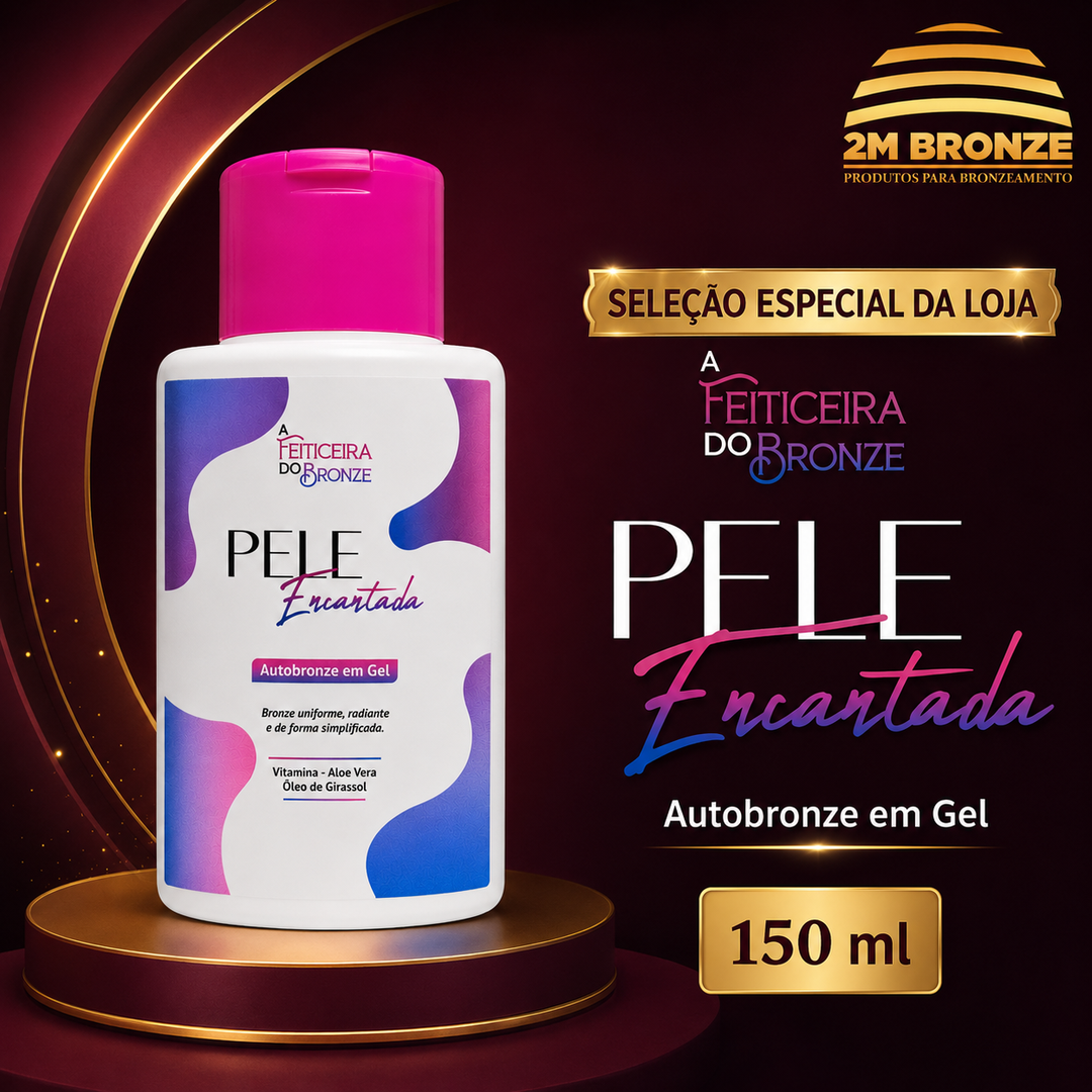 Feiticeira do Bronze Autobronzeador em Gel Pele Encantada 150ml